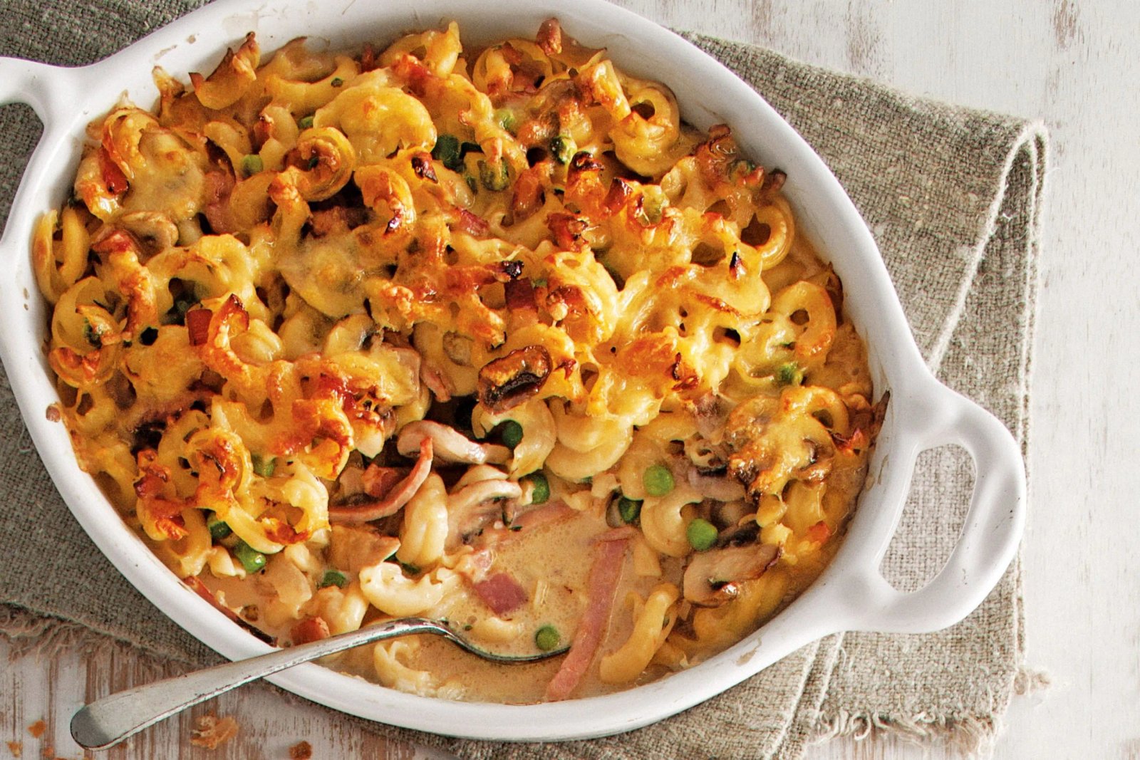 Creamy Bacon Pasta Bake